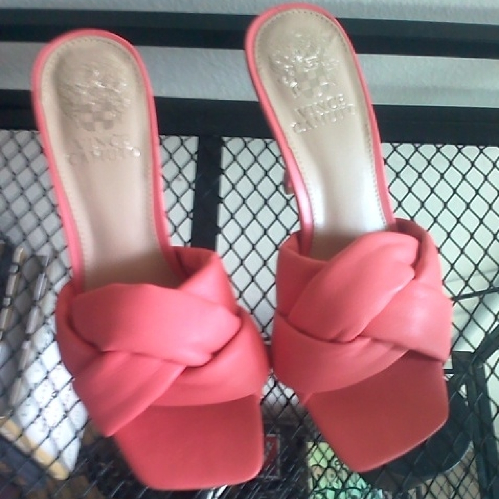 Vince Camuto Coral Knotted Mules